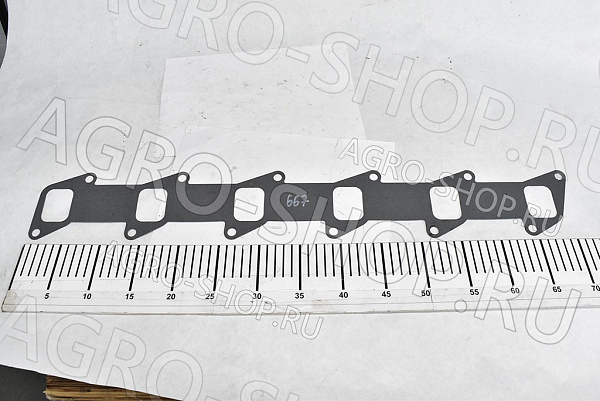 Прокладка 6R.220003FE впускного колектора к ГБЦ YTO-Х1304  