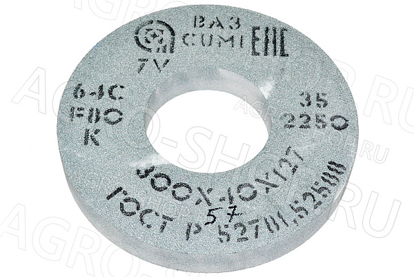 Круг 300х40х127 (зерно-16 F90 K/L) 64С зеленый шлифовальный 