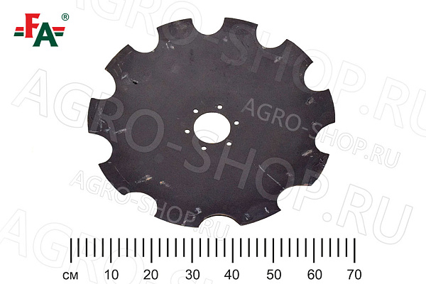 Диск БДН (АПД-7,2) ст.65Г, Т** D=13 мм, t=6 мм FeatAgro