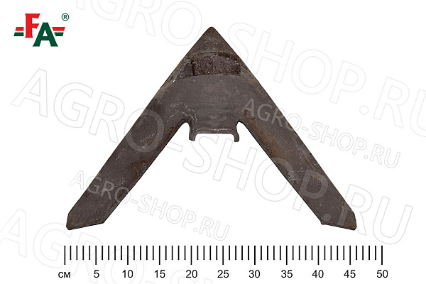 Лапа культиватора Смарагд ст65Г, штамп упр., ТВЧ  t=8 мм FeatAgro