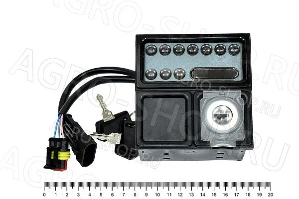 Ключ ED0072454850-S зажигания с панелью Двигатель ED4B6153 Lombardini