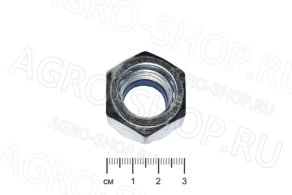 Гайка 20 шестигранная головка со стопорным кольцом стандартный Шаг 2,5 ГОСТ 985 кл.пр. 6,0 РФ