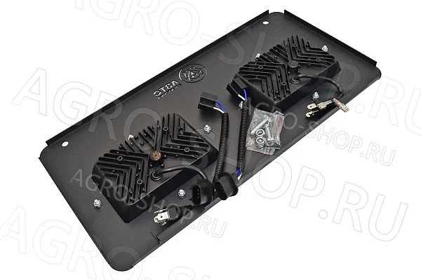 Фара LED FG308-RT-SET-LED прямоуг (2 фары ближ+дальн+ДХО+повор на рамке) 12В МТЗ АвтоЭлектрика