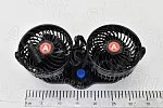 Вентилятор 8063-12V двойной автомобильный 140мм (5,5") с рег. скорости 12В  Автоимпульс