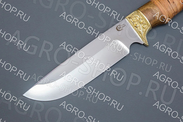 Нож Лорд (лезвие: сталь 65х13; рукоять: литье, береста)