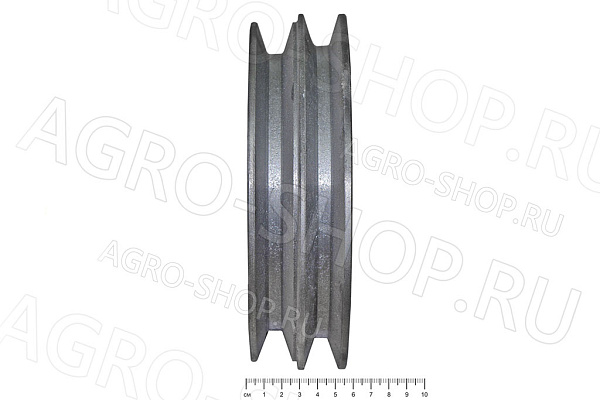 Шкив 236-1005061-Б коленвала старого образца широкий, 2 ручья ЯМЗ-236 