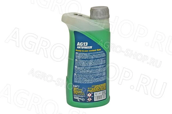 Антифриз Mannol AG13 (-40) зелёный 1кг MANNOL