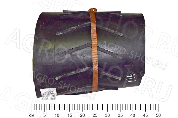 Ремень 400х4-2560 с зацепами "елочка" (длина зацепа 235 мм.) зерномашины ЗМС-90-20 (Омск) 