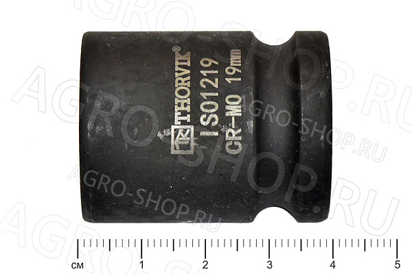 Головка торцевая 19мм 1/2" ударная Thorvik (IS01219)
