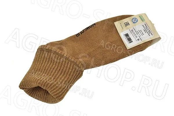 Носки РЫЖИЙ из монгольской шерсти 01101 р.43-45 