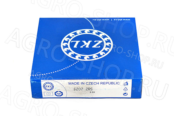 Подшипник 180207 / 6207-2RS (35х72х17) (ZKL) 