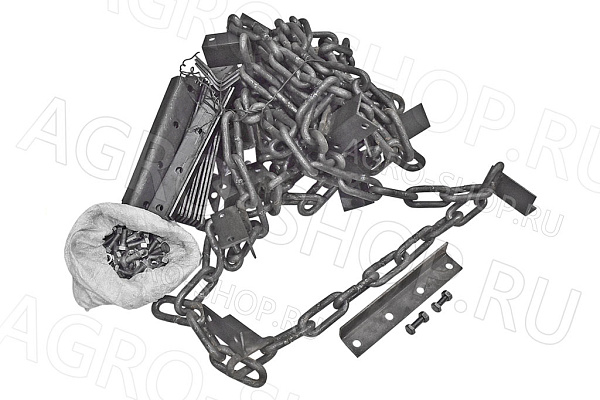 Цепь  горизонтального транспортера (80м) (ремкомплект транспортера со скребками) ТСН-160 