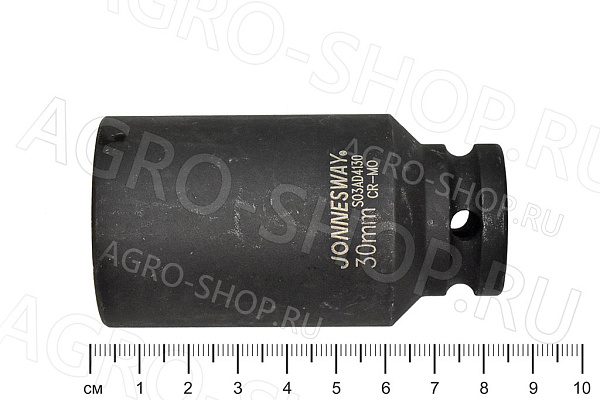 Головка торцевая 32мм 1/2" ударная глубокая Jonnesway (S03AD4132)