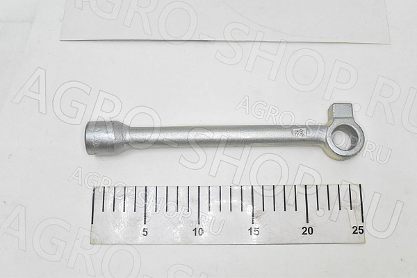 Ключ торцевой 24 прямой с квадратом 19мм (для протяжки головки блока ЯМЗ) г.Камышин 