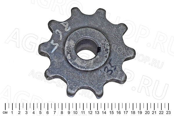 Звездочка Н 023.211-02 (z=10, d=30, t=38) главного транспортера ЗМ-60 