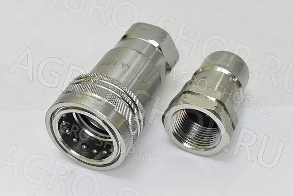 Муфта разрывная INTEVA ISO-A 101/11115BF (1"NPTF, DN25) мама+папа () 