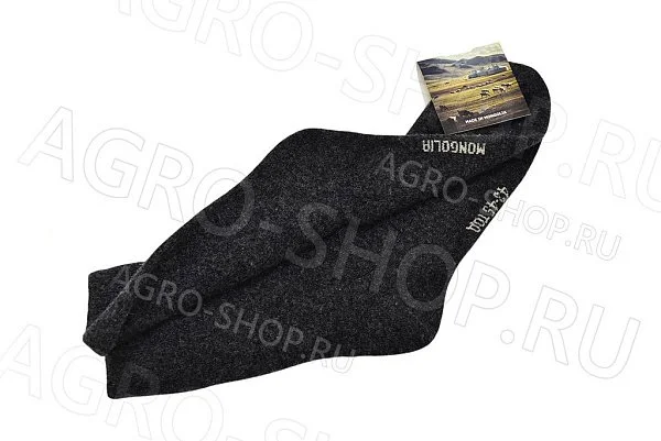 Носки ЧЕРНЫЙ из монгольской шерсти 01152 р.43-45 