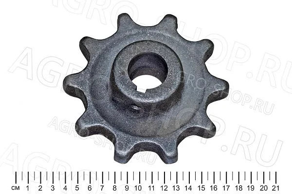 Звездочка Н 023.211-02 (z=10, d=30, t=38) главного транспортера ЗМ-60 