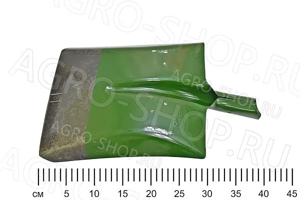 Лопата совковая без черенка зеленая (700+/-30гр) (Рельсовая сталь)  