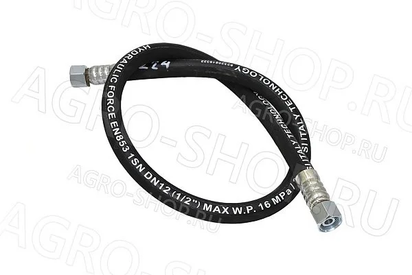 РВД 12-27,5 L=1м (М20х1,5 гайка 24) (М20х1,5 гайка 24) 1SN (Металлорукав) 