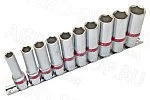 Набор головок 1/2" (10-22мм) 10 предм удлиненные MATRIX (13590)