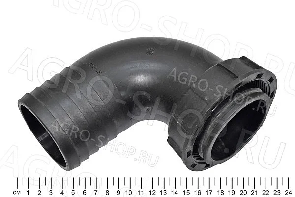 Фитинг (116975/2002090) угловой D75 с гайкой 3" СТК-11 