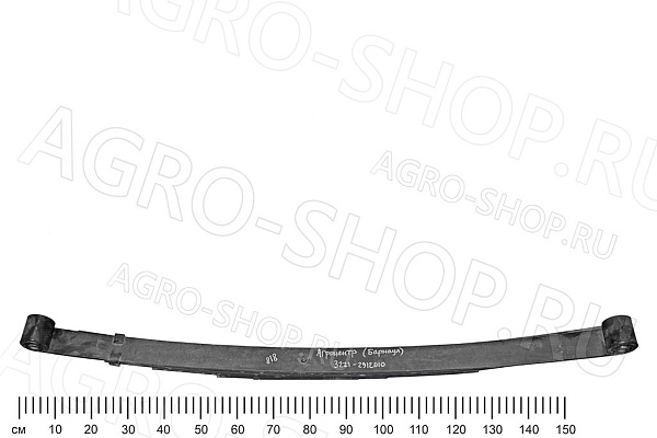 Рессора 3221-2912010 задняя (6 листов) с сайлентблоками ГАЗ-3302 ГАЗ
