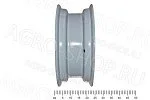 Диск колеса DW 6.0Fх16 (887.3101012) цельный, ступица под 8 отверстий 2ПТС-4, КТУ-10 БЗТДиА