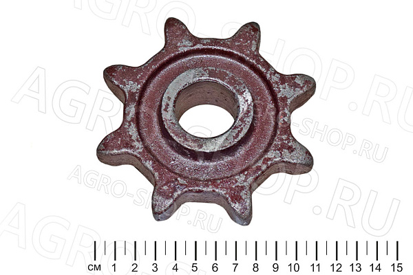 Звездочка СКП 01.06.901А / СЗШ 06.003 натяжная z=8, t=38 без  втулок d=20 СЗС-2,1, СКП-2,1 (Барнаул) 