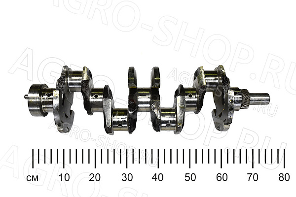 Вал коленчатый 245.9-1005015 без шлицов, с шестерней, 2 шпонки, 7 отв. Д-245 Евро-2 (ММЗ)