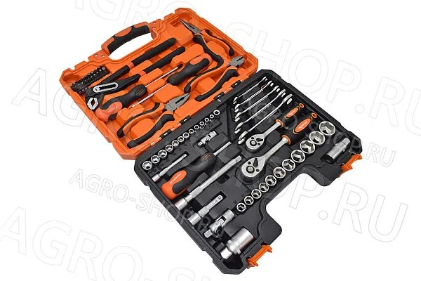 Набор инструментов 65 предм 1/4" и 3/8" Maxpiler (MXT-65-SET)