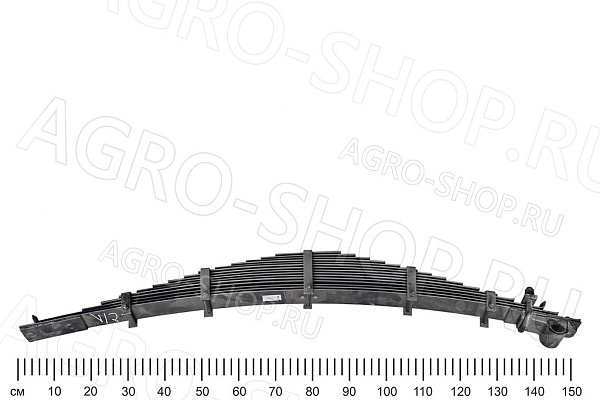 Рессора 131-2902007-12 передняя (15 л., с лебедкой) ЗИЛ-131 