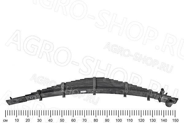 Рессора 131-2902007-12 передняя (15 л., с лебедкой) ЗИЛ-131 