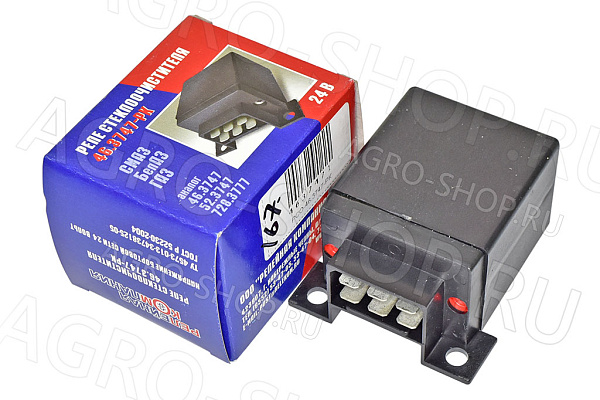 Реле РСО-46.3747-РК стеклоочистителя 6 контактов 24В ГАЗ-33081,3309,4301,МАЗ 