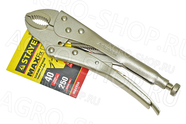 Зажим ручной 250мм STAYER (2245-z01)