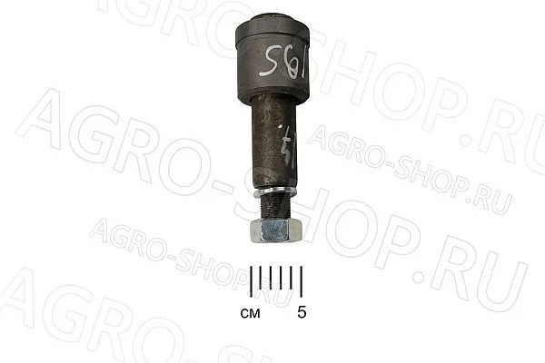 Палец 8332-2902478 прицепа 40х145 М27 (втулка+гайка+гровер) 195мм. ушка рессоры  