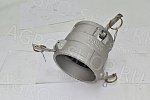 Соединение Тип DD-400 D(мм)=100х100  алюминий (переходник), 100мм. "МАМА"/100мм. "МАМА"