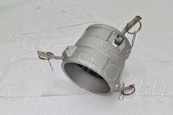 Соединение Тип DD-400 D(мм)=100х100  алюминий (переходник), 100мм. "МАМА"/100мм. "МАМА"