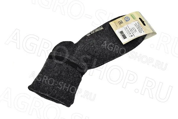 Носки ЧЕРНЫЙ из монгольской шерсти 01152 р.43-45 