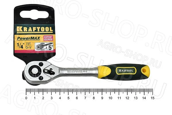 Ключ трещотка 1/4" KRAFTOOL (27791-1/4_z02)