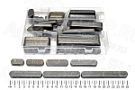 Комплект шпонок 14 мм. (14х30,14х40,14х50, 14х60,14х70,14х80,14х100 по 8 шт.)