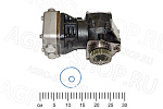 Компрессор  LP 3999 одноцилиндровый воздушный 380 л/мин МАЗ, БЕЛАЗ, ТМЗ, К-700А, К-744Р KNORR-BREMSE