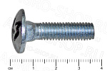 Болт 8х30 полукруглая головка квадратный подголовник стандартный Шаг 1,25 ГОСТ 7802 кл.пр. 5,8 