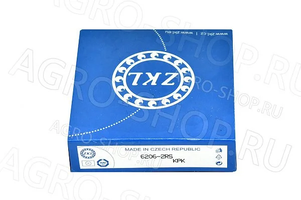 Подшипник 180206 / 6206-2RS (30х62х16) (ZKL) 