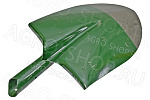 Лопата штыковая остроконечная универсальная ЗЕЛЕНАЯ (900+/-30гр) БРОНЯ без черенка (Рельсовая сталь)  