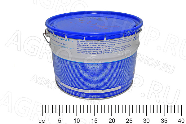 Смазка Gazpromneft Grease LX EP2 (-30/+160) синяя 8кг Газпромнефть