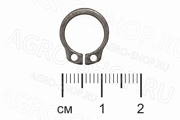 Кольцо стопорное В 12 (наружное) D=12 мм. ГОСТ 13942-86
