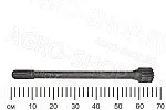 Полуось КИС 0107601 правая (L=640мм) КСК-100 
