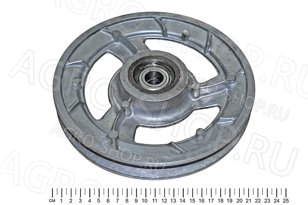 Шкив РСМ-10.01.30.150Б натяжной заднего контрпривода в сборе (1 ручей) Акрос, Вектор, Дон-1500Б 
