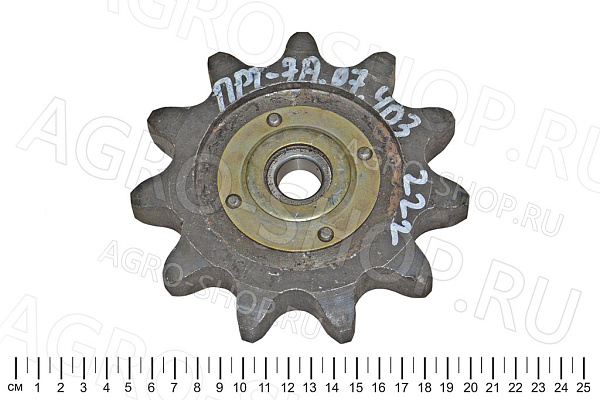 Звездочка ПРТ-7А.07.403 / ПРТ-7А.07.09.020 в сборе (t=38,1; z=11) ПРТ-7, МТТ-9 Бобруйск